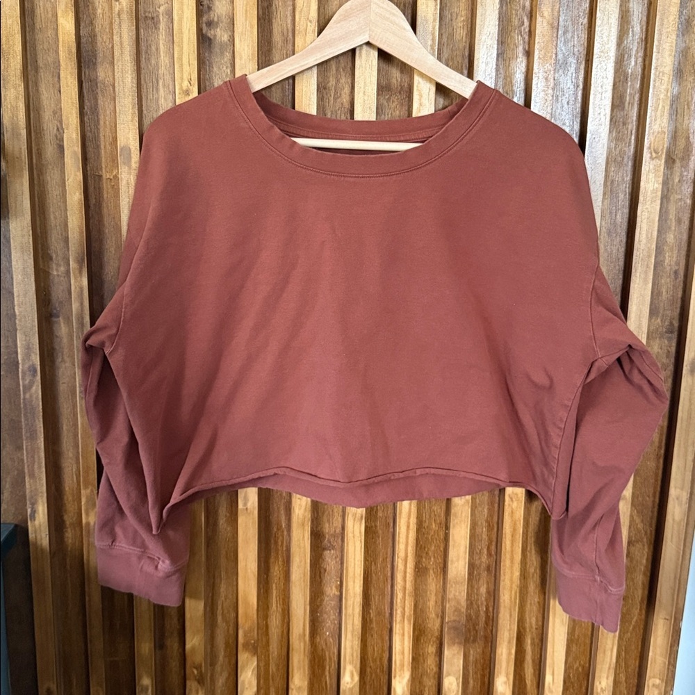 Storq Post Baby Boxy Light Crop Sweatshirt. Size M - Picture 2 of 9